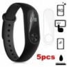 A Xiaomi Mi Band 2 Smartband 5db Anti-Scratch TPU képernyővédő fedőfólia
