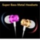 Fekete Sztereó 3,5 mm-es fül A fejhallgató fejhallgató Super Bass Music fülhallgató fülhallgató mikrofonnal