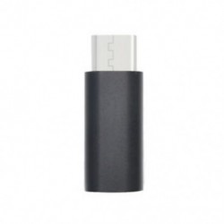 Metal-Fekete 1x-C típusú 3,5 mm-es Jack fülhallgató USB C fejhallgató audió adapter Huawei Xiaomi számára