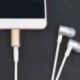 Műanyag-White C-típusú 3,5 mm-es jack fülhallgató USB C fejhallgató audió adapter 3 színek
