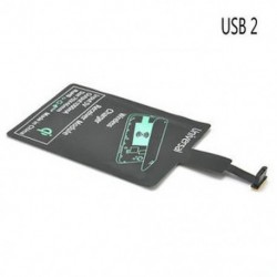 Micro USB 2 Univerzális QI vezeték nélküli töltő vevő töltőmodul Micro USB mobiltelefonhoz