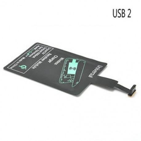 Micro USB 2 Univerzális QI vezeték nélküli töltő vevő töltőmodul Micro USB mobiltelefonhoz