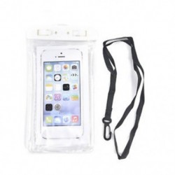 fehér Vízálló víz alatti világító tok száraz zsák tok iPhone okostelefonokhoz