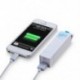 Kék Hordozható tej 2600mAh Power Bank akkumulátor töltő doboz külső mobiltelefon