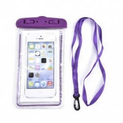Lila Világító víz alatti tok vízálló száraz táska tok iPhone okostelefonokhoz