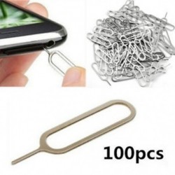 Rengeteg 100Pcs hordozható SIM-kártya tálca Ejektor kiürítése Pin kulcs eltávolító eszköz iPhone számára