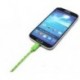 narancs 10FT kenderkötél Micro USB töltő A töltő szinkronizációs adat kábel kábele a mobiltelefonhoz JP
