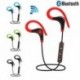 Fekete (nincs Bluetooth) Vezeték nélküli Bluetooth headset SPORT sztereó fülhallgató fejhallgató iPhone Samsung LG