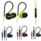 Piros Vízálló fülhallgatók fülfülkékben HIFI Sport fejhallgató Bass fejhallgató   mikrofon