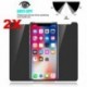 IPhone X-hez 2PCS adatvédelem kémkedés elleni edzett üveg képernyővédő fólia iPhone X 7 8 Plus 6S 6-hoz