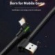 0.5m Jobb szög 90 ° USB 3.0 és USB C 3.1 Gyors töltőkábel C típusú adatszinkronizáló kábel