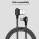 0.5m USB 3.0 - USB C 3.1 Jobb szög 90 ° C gyors töltő kábel C típusú adatszinkron kábel