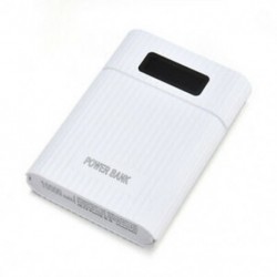 * 3 White 4 Slot 5V 2A USB 4X 18650 Power Bank tok készlet töltő DIY doboz mobiltelefonhoz