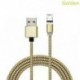 Piros (C típus) Fonott mágneses villám   USB töltő Samsung Android és C típusú töltőkábelekhez