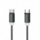 Arany (C típus) Fonott mágneses villám   USB töltő Samsung Android és C típusú töltőkábelekhez