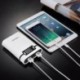 * 2 Black 4 Slot 5V 18650 Akkumulátor DIY Power Bank töltő Shell töltő tok 5600mAh / 10000mAh