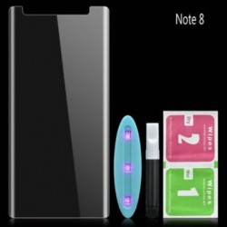 Samsung Galaxy Note 8 esetén 3D ívelt Nano folyékony edzett üveg képernyővédő Samsung Galaxy S8 S9 készülékhez