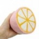 4.3 &quot Half Lemon Squishy Super Jumbo gyümölcs illatos lassú emelkedő kulcstartó szórakoztató játék