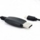 Fekete USB programozó kábel CD-vel a Baofeng BF-T1 Mini Walkie Talkie rádióhoz