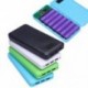 Kék 5V 2.1A 3 USB 7X 18650 mobil tápegység tok DIY akkumulátor töltő doboz tok