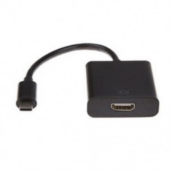 Fekete Vékony USB-C típusú C-HDMI HDTV fekete adapterkábel Samsung S9 megjegyzéshez 8 Újonnan