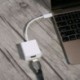 Fekete USB-C típusú C-HDMI HDTV fekete adapterkábel Samsung S9 S8-hoz 8. megjegyzés Újonnan 1PC