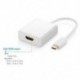 Fekete USB-C típusú C-HDMI HDTV fekete adapterkábel Samsung S9 S8-hoz 8. megjegyzés Újonnan 1PC
