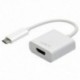 Fekete USB-C típusú C-HDMI HDTV fekete adapterkábel Samsung S9 S8-hoz 8. megjegyzés Újonnan 1PC