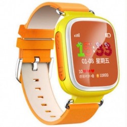 narancs 1db Anti-Lost Kids Biztonságos GPS Tracker SOS Call Smart Watch csukló Android IOS