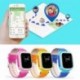 Kék 1 X Elveszett gyerekek Biztonságos GPS Tracker SOS Hívás Smart Watch csukló Android IOS
