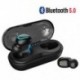 Fekete Vezeték nélküli Bluetooth 5.0 fejhallgató Mini fejhallgató fülhallgató fülhallgató a Samsung számára