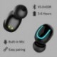Fekete Vezeték nélküli Bluetooth 5.0 fejhallgató Mini fejhallgató fülhallgató fülhallgató a Samsung számára
