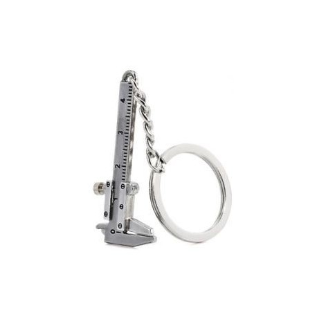 * 43 Movable Vernier Caliper Hordozható kreatív ötvözet fém kulcstartó autó kulcstartó Unisex kulcstartó kulcstartó