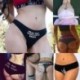 * 25 Fehér normál méret Forró szexi női tanga G-string V-string bugyi Knickers fehérnemű fehérnemű