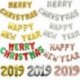 * 14 5Pcs / Set Blue 10X 2019 Boldog új évet Latex léggömb karácsonyi születésnapi esküvői party dekoráció