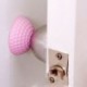 Lila 2PCS öntapadós gumi fali védőburkolat Pad DoorKnob fogantyú lökhárító zár