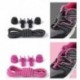 Roes Red   White 1Pair Elasztikus No-Tie Locking cipőfűző cipőfűző cipő csatokkal sportcipő számára