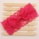 Rózsaszín 7PCS Baby Girls Kids csipke íj fejpánt Hairband Stretch Head Band kiegészítők
