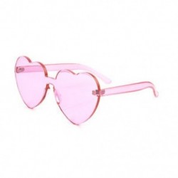 Rózsaszín Nagy túlméretezett női Lolita szív alakú napszemüveg divat aranyos szerelem szemüveg
