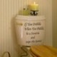 * 11 WC-ülés WC fali matrica Vinyl Art levehető fürdőszoba falfestmény otthon DIY dekoráció