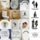 * 11 WC-ülés WC fali matrica Vinyl Art levehető fürdőszoba falfestmény otthon DIY dekoráció