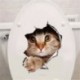 * 11 WC-ülés WC fali matrica Vinyl Art levehető fürdőszoba falfestmény otthon DIY dekoráció