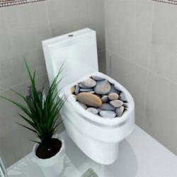 * 19 WC-ülés WC fali matrica Vinyl Art levehető fürdőszoba falfestmény otthon DIY dekoráció