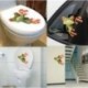 * 19 WC-ülés WC fali matrica Vinyl Art levehető fürdőszoba falfestmény otthon DIY dekoráció