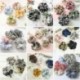 * 9 Sötétkék Női haj kötél gyűrű nyakkendő Scrunchie lófarok tartó Flamingos rugalmas haj zenekar