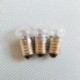 10 db E10 2.5V 0,3A miniatűr csavarmenet Elektromos kísérlet Izzó csavaros lámpa gyöngyök