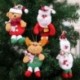 1db 2m hosszú Karácsonyi függő dekoráció - girland - Mikulás - Rénszarvas - Karácsonyfa mintás - 7
