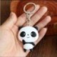 * 40 Panda Kreatív fém ötvözet kulcstartó autó kulcstartó Unisex kulcstartó kompass kulcstartó gyűrű