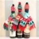 * 1 Hóember Karácsonyi Santa Pants Candy táskák Bor harisnya üveg ajándék táska Xmas dekoráció