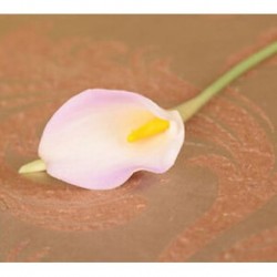 Lila Calla liliom mesterséges csokor hamis selyem virágok esküvői otthon fél dekoráció
